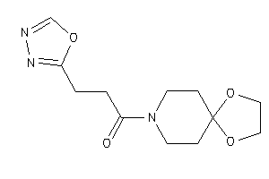 1-(1,4-dioxa-8-azaspiro[4.5]decan-8-yl)-3-(1,3,4-oxadiazol-2-yl)propan-1-one