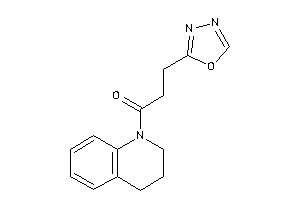 1-(3,4-dihydro-2H-quinolin-1-yl)-3-(1,3,4-oxadiazol-2-yl)propan-1-one