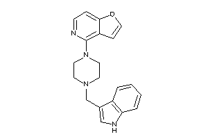 4-[4-(1H-indol-3-ylmethyl)piperazino]furo[3,2-c]pyridine