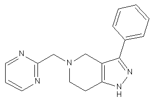 3-phenyl-5-(2-pyrimidylmethyl)-1,4,6,7-tetrahydropyrazolo[4,3-c]pyridine