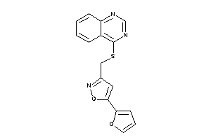 5-(2-furyl)-3-[(quinazolin-4-ylthio)methyl]isoxazole