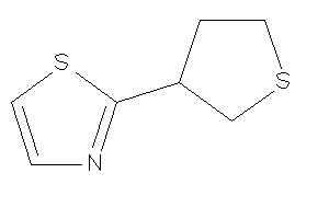 Image of 2-tetrahydrothiophen-3-ylthiazole