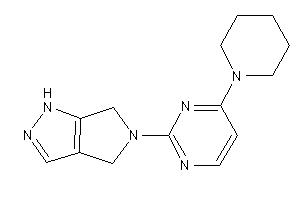 5-(4-piperidinopyrimidin-2-yl)-4,6-dihydro-1H-pyrrolo[3,4-c]pyrazole