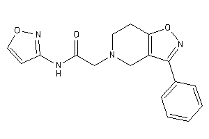 Image of N-isoxazol-3-yl-2-(3-phenyl-6,7-dihydro-4H-isoxazolo[4,5-c]pyridin-5-yl)acetamide