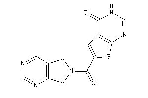 6-(5,7-dihydropyrrolo[3,4-d]pyrimidine-6-carbonyl)-3H-thieno[2,3-d]pyrimidin-4-one
