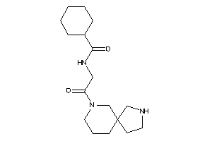 N-[2-(2,9-diazaspiro[4.5]decan-9-yl)-2-keto-ethyl]cyclohexanecarboxamide
