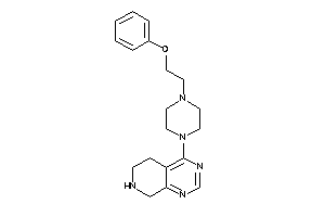 4-[4-(2-phenoxyethyl)piperazino]-5,6,7,8-tetrahydropyrido[3,4-d]pyrimidine