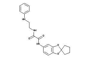 N-(2-anilinoethyl)-N'-spiro[1,3-benzodioxole-2,1'-cyclopentane]-5-yl-oxamide