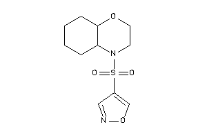 4-isoxazol-4-ylsulfonyl-2,3,4a,5,6,7,8,8a-octahydrobenzo[b][1,4]oxazine