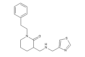 1-phenethyl-3-[(thiazol-4-ylmethylamino)methyl]-2-piperidone