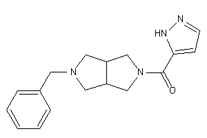 (5-benzyl-1,3,3a,4,6,6a-hexahydropyrrolo[3,4-c]pyrrol-2-yl)-(1H-pyrazol-5-yl)methanone