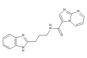 N-[3-(1H-benzimidazol-2-yl)propyl]imidazo[1,2-a]pyrimidine-3-carboxamide