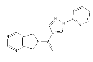 5,7-dihydropyrrolo[3,4-d]pyrimidin-6-yl-[1-(2-pyridyl)pyrazol-4-yl]methanone