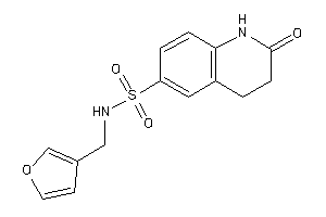 N-(3-furfuryl)-2-keto-3,4-dihydro-1H-quinoline-6-sulfonamide