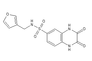 Image of N-(3-furfuryl)-2,3-diketo-1,4-dihydroquinoxaline-6-sulfonamide