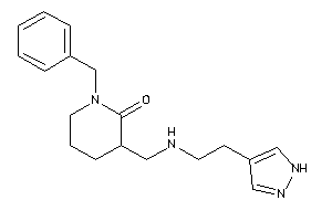 1-benzyl-3-[[2-(1H-pyrazol-4-yl)ethylamino]methyl]-2-piperidone