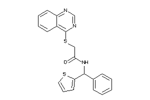 N-[phenyl(2-thienyl)methyl]-2-(quinazolin-4-ylthio)acetamide