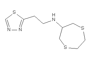 1,4-dithiepan-6-yl-[2-(1,3,4-thiadiazol-2-yl)ethyl]amine