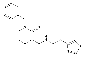 1-benzyl-3-[(2-thiazol-4-ylethylamino)methyl]-2-piperidone