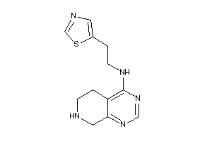 5,6,7,8-tetrahydropyrido[3,4-d]pyrimidin-4-yl(2-thiazol-5-ylethyl)amine