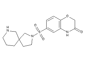 6-(3,7-diazaspiro[4.5]decan-3-ylsulfonyl)-4H-1,4-benzoxazin-3-one