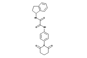 N-(4-glutarimidophenyl)-N'-indan-1-yl-oxamide