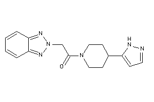 2-(benzotriazol-2-yl)-1-[4-(1H-pyrazol-5-yl)piperidino]ethanone