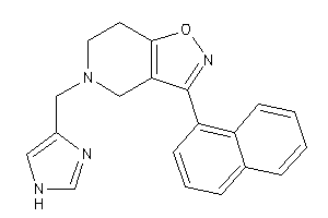 5-(1H-imidazol-4-ylmethyl)-3-(1-naphthyl)-6,7-dihydro-4H-isoxazolo[4,5-c]pyridine