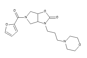 5-(2-furoyl)-3-(3-morpholinopropyl)-3a,4,6,6a-tetrahydropyrrolo[3,4-d]oxazol-2-one