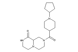 2-(1-cyclopentylisonipecotoyl)-3,4,6,7,8,9a-hexahydro-1H-pyrazino[1,2-a]pyrazin-9-one