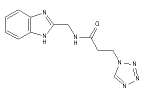 N-(1H-benzimidazol-2-ylmethyl)-3-(tetrazol-1-yl)propionamide