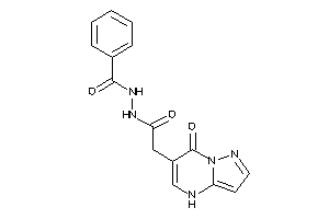 Image of N'-[2-(7-keto-4H-pyrazolo[1,5-a]pyrimidin-6-yl)acetyl]benzohydrazide
