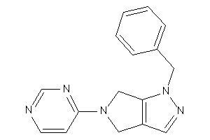 Image of 1-benzyl-5-(4-pyrimidyl)-4,6-dihydropyrrolo[3,4-c]pyrazole