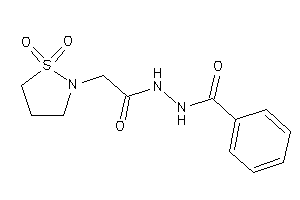 Image of N'-[2-(1,1-diketo-1,2-thiazolidin-2-yl)acetyl]benzohydrazide