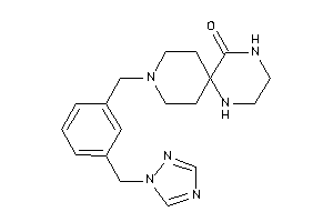 9-[3-(1,2,4-triazol-1-ylmethyl)benzyl]-1,4,9-triazaspiro[5.5]undecan-5-one