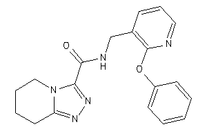 N-[(2-phenoxy-3-pyridyl)methyl]-5,6,7,8-tetrahydro-[1,2,4]triazolo[4,3-a]pyridine-3-carboxamide