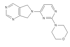 4-[4-(5,7-dihydropyrrolo[3,4-d]pyrimidin-6-yl)pyrimidin-2-yl]morpholine