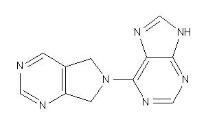 6-(5,7-dihydropyrrolo[3,4-d]pyrimidin-6-yl)-9H-purine