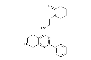 1-[2-[(2-phenyl-5,6,7,8-tetrahydropyrido[3,4-d]pyrimidin-4-yl)amino]ethyl]-2-piperidone