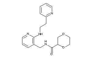 N-[[2-[2-(2-pyridyl)ethylamino]-3-pyridyl]methyl]-1,4-dioxane-2-carboxamide