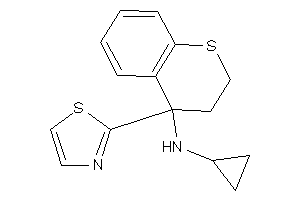 Cyclopropyl-(4-thiazol-2-ylthiochroman-4-yl)amine