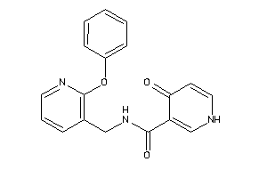 4-keto-N-[(2-phenoxy-3-pyridyl)methyl]-1H-pyridine-3-carboxamide