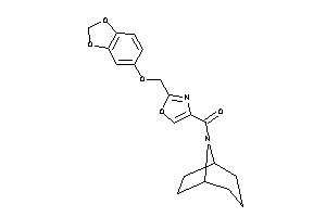 8-azabicyclo[3.2.1]octan-8-yl-[2-(1,3-benzodioxol-5-yloxymethyl)oxazol-4-yl]methanone