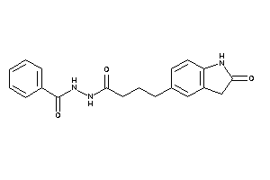 N'-[4-(2-ketoindolin-5-yl)butanoyl]benzohydrazide