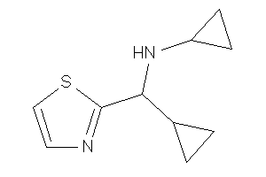 Cyclopropyl-[cyclopropyl(thiazol-2-yl)methyl]amine