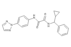 N-[cyclopropyl(phenyl)methyl]-N'-[4-(triazol-2-yl)phenyl]oxamide