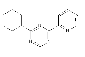 2-cyclohexyl-4-(4-pyrimidyl)-s-triazine