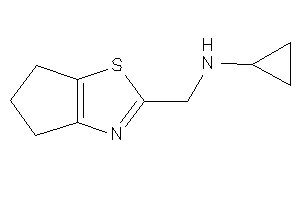 Cyclopropyl(5,6-dihydro-4H-cyclopenta[d]thiazol-2-ylmethyl)amine