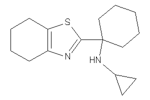 Cyclopropyl-[1-(4,5,6,7-tetrahydro-1,3-benzothiazol-2-yl)cyclohexyl]amine