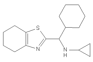 [cyclohexyl(4,5,6,7-tetrahydro-1,3-benzothiazol-2-yl)methyl]-cyclopropyl-amine